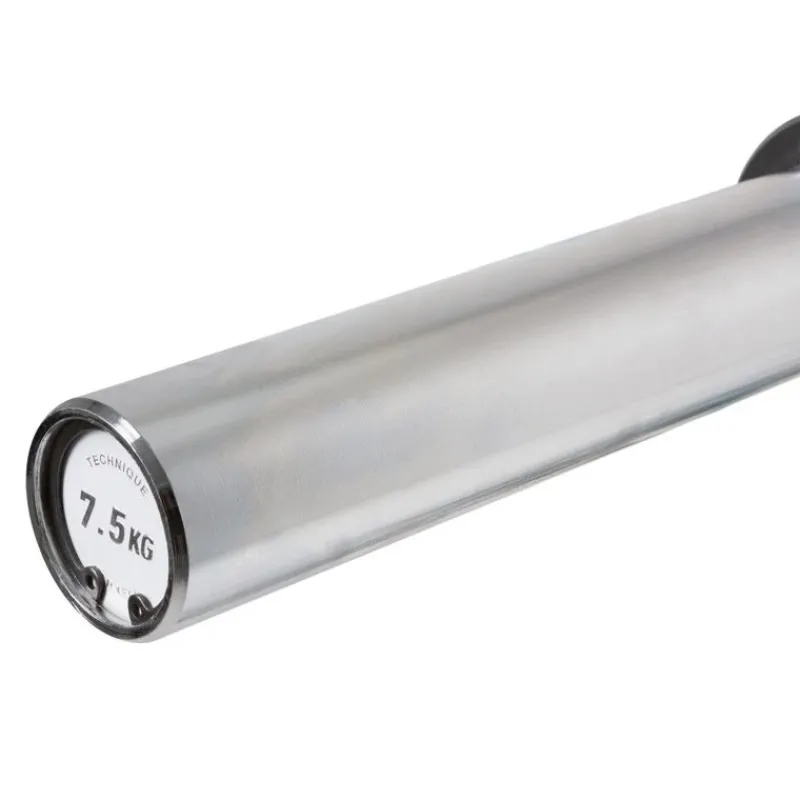 Outlet Aluminium Techniekhalterstang 7,5 kg Crosstraining Halterstangen|Olympische Halterstangen 50 Mm