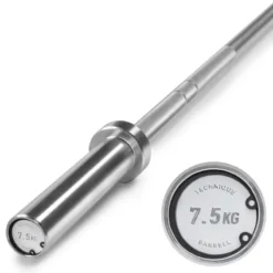 Outlet Aluminium Techniekhalterstang 7,5 kg Crosstraining Halterstangen|Olympische Halterstangen 50 Mm