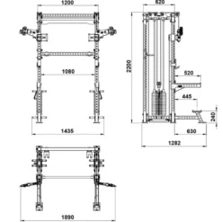 Sale Cable Half Rack FSR-⁠600 Multistations|Half Racks