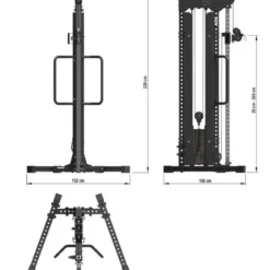 Clearance Cable Pull Tower CPT-800 Karabijnhaak|Mini Bands