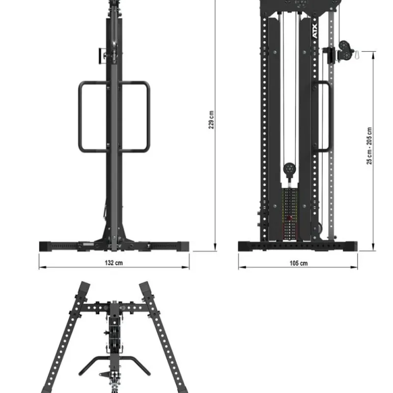 Clearance Cable Pull Tower CPT-800 Karabijnhaak|Mini Bands