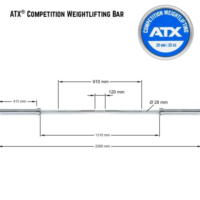 New Competition Weightlifting Bar Crosstraining Halterstangen|Premium Kettlebells