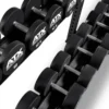 Outlet ATX Dumbbellrek Rubberen Dumbbells|Voor Dumbbells
