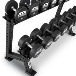 Sale Dumbbellrek met Aflegschalen Rubberen Dumbbells|Voor Dumbbells