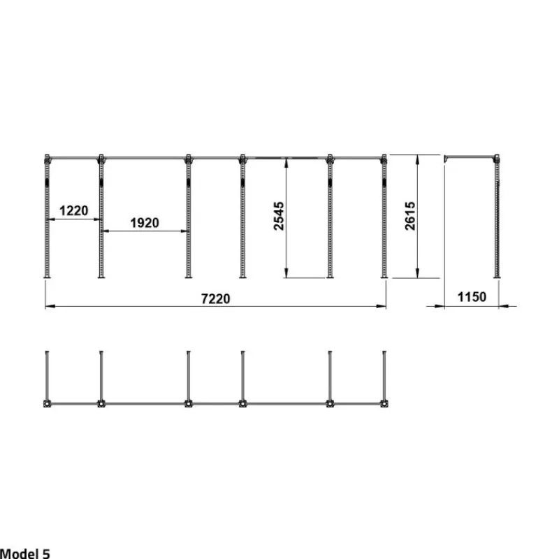 Clearance Functional Wall Rig 700 - Basic Gym Rigs|Nieuwe Artikelen
