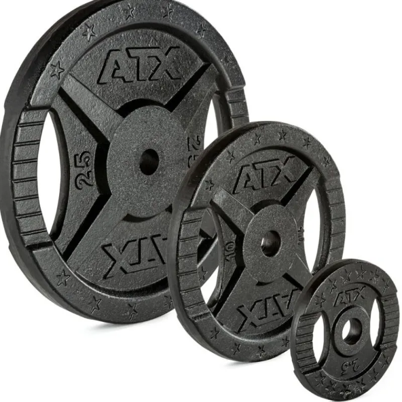 Outlet ATX Gietijzeren 2-Grip Halterschijven 30 mm Standaard Halterschijven 30 Mm