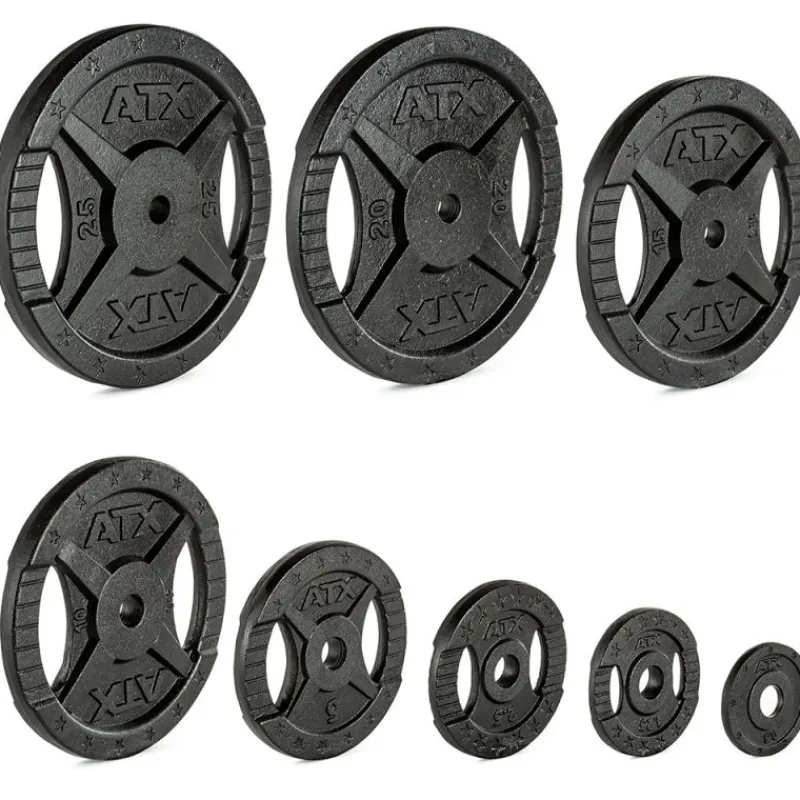 Outlet ATX Gietijzeren 2-Grip Halterschijven 30 mm Standaard Halterschijven 30 Mm