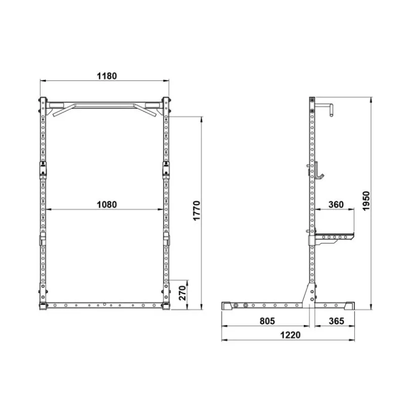 New Half Rack HRX-510 Half Racks|Nieuwe Artikelen