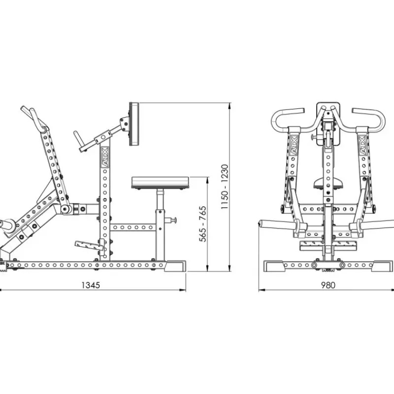 New Lateral Row Machine LRM-720 Rugtrainers|Nieuwe Artikelen