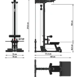 Discount ATX Lat Machine LPL-⁠700 Lat Pulleys|Aanbiedingen