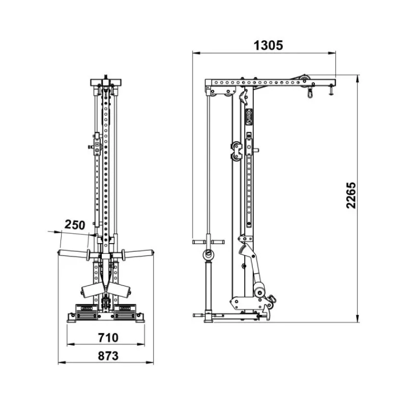 Sale Lat Pulley Option HRX/MPX-780 - Plate Loaded Toebehoren|Lat Pulleys