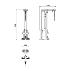 Outlet Lat Pulley Option LTO-⁠640 -⁠ 115 kg Gewichtstapel Toebehoren|Lat Pulleys