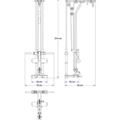 ATX Lat Pulley Option LTO-⁠650 -⁠ Plate Loaded Lat Pulleys|Toebehoren