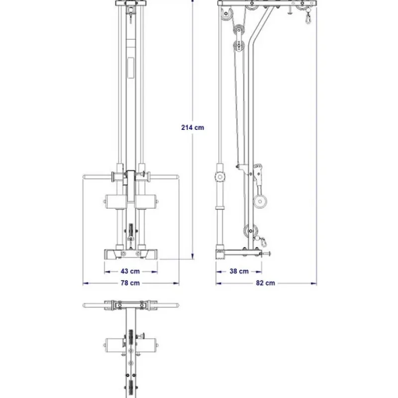 ATX Lat Pulley Option LTO-650 - Plate Loaded Lat Pulleys|Toebehoren