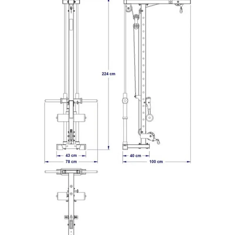 Lat Pulley Option LTO-750 - Plate Loaded Lat Pulleys|Toebehoren
