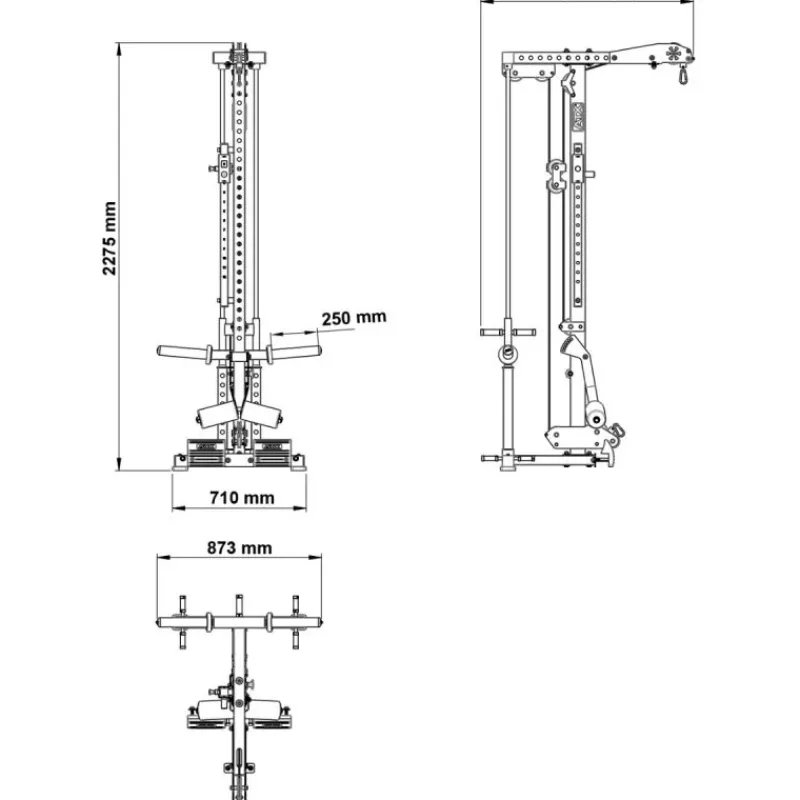 Outlet Lat Pulley Option LTO-780 - Plate Loaded Lat Pulleys|Toebehoren