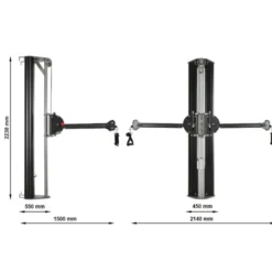 Clearance Multifunctional Trainer - Wall Mounted Cable Crossovers