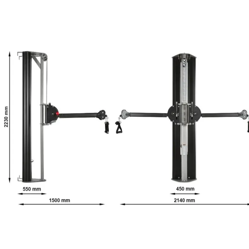 Clearance Multifunctional Trainer - Wall Mounted Cable Crossovers