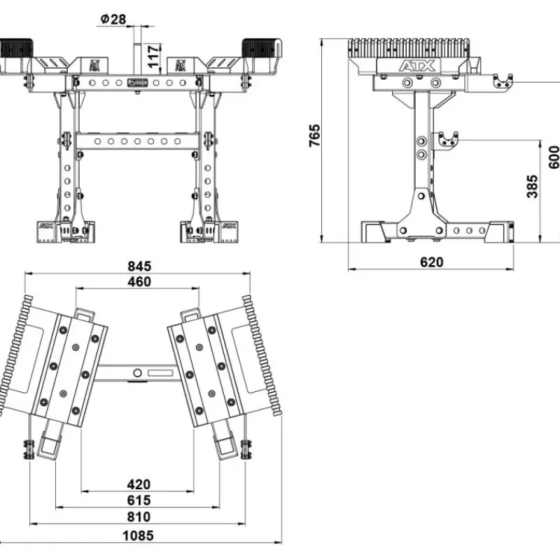 Discount Octa Dumbbell Stand - XL Octa Dumbbells|Verstelbare Dumbbells