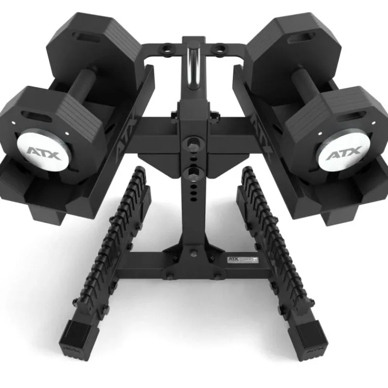Hot Octa Dumbbells 2 x 24 kg + Opbergrek Octa Dumbbells|Voor Dumbbells