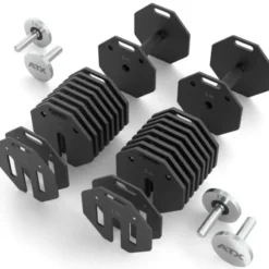 Hot Octa Dumbbells 2 x 24 kg + Opbergrek Octa Dumbbells|Voor Dumbbells