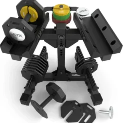 Hot Octa Dumbbells 2 x 24 kg + Opbergrek Octa Dumbbells|Voor Dumbbells