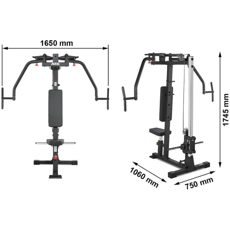 Outlet Pec Fly / Rear Delt Combo Rugtrainers|Onderlegmatten