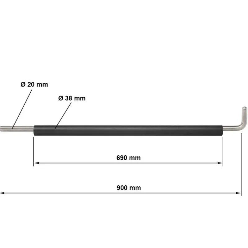 Best Pin-Pipe Safeties 700 / 70 cm - Staal Toebehoren|Aanbiedingen