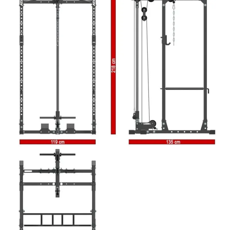 New ATX Power Rack PRX-520 1.0 + Lat Pulley Power Racks