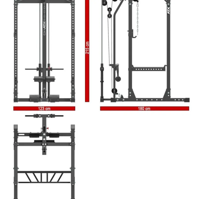 New Power Rack PRX-720 + Lat Pulley V2 Power Racks|Aanbiedingen