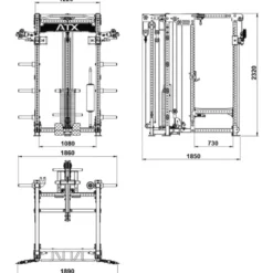 Clearance Power Rack Pull Station FCR-780 Multistations|Power Racks