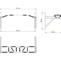 Discount Pull-up Bar PUX-730 Handgreep|Optrekstangen