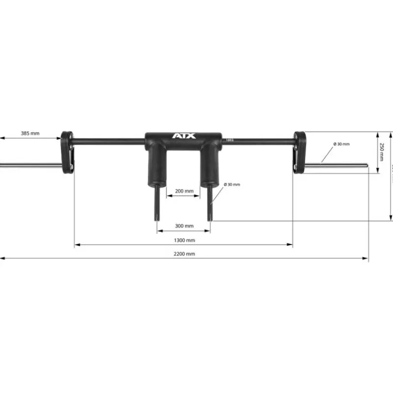 Sale Safety Squat Bar 30 mm Standaard Halterstangen 30 Mm