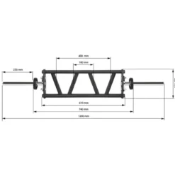 Outlet Short Multi Grip Bar 30 mm Standaard Halterstangen 30 Mm