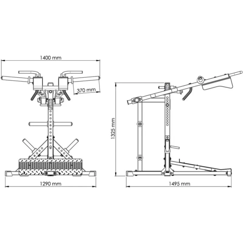 Sale ATX Squat Machine / Viking Press SQM-700 Kuitentrainers|Beentrainers