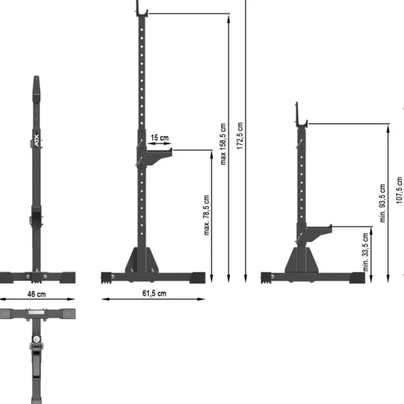 Discount Squat Stands SQS-510 Haltersteunen