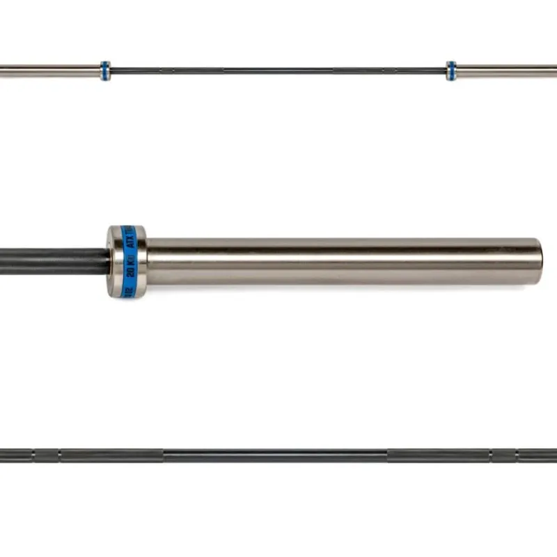 Best Training Bar 20 kg - Zwart/chroom Olympische Halterstangen 50 Mm