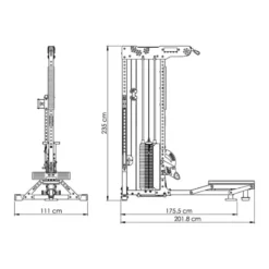 Outlet Trinity Lat Machine LSW-850 Lat Pulleys