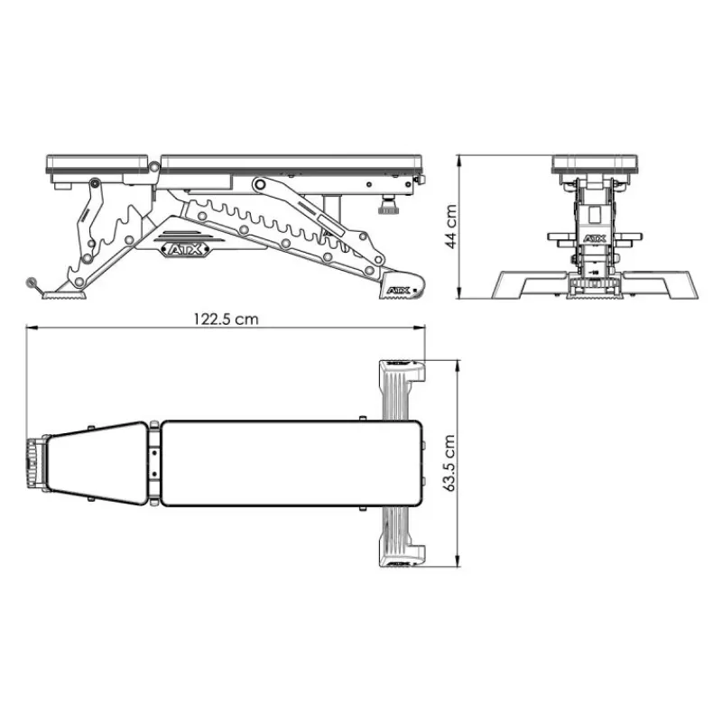 Best Warrior Multi Bench MBX-750 2.0 Fractional Plates|Trainingsbanken
