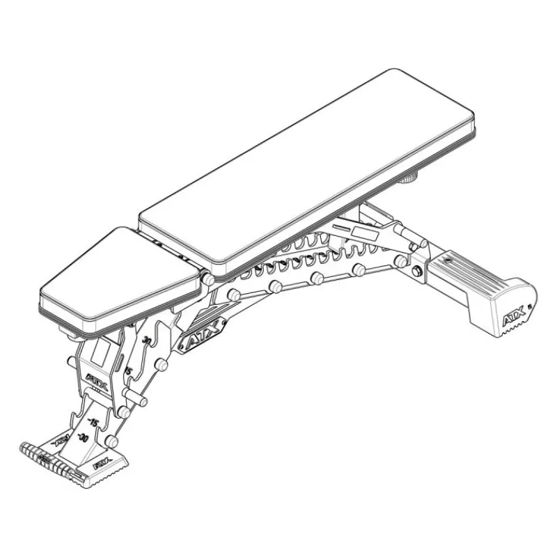 Best Warrior Multi Bench MBX-750 2.0 Fractional Plates|Trainingsbanken