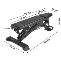 Warrior Multi Bench MBX-750 2.0 - PU Trainingsbanken