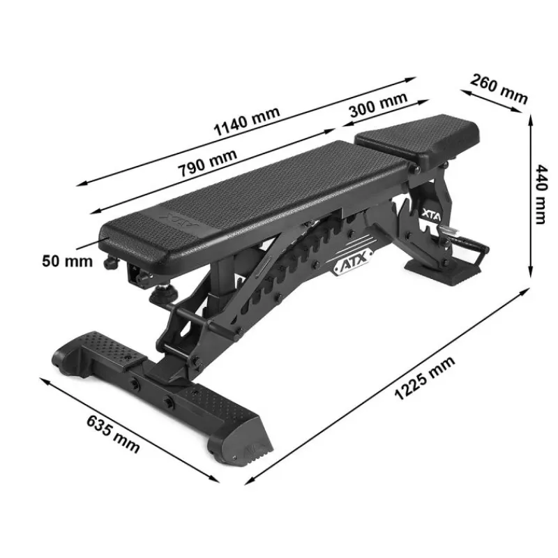 Warrior Multi Bench MBX-750 2.0 - PU Trainingsbanken