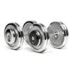 Discount CHD Complete Set Chroom -⁠ 1 kg stappen Chd Dumbbells