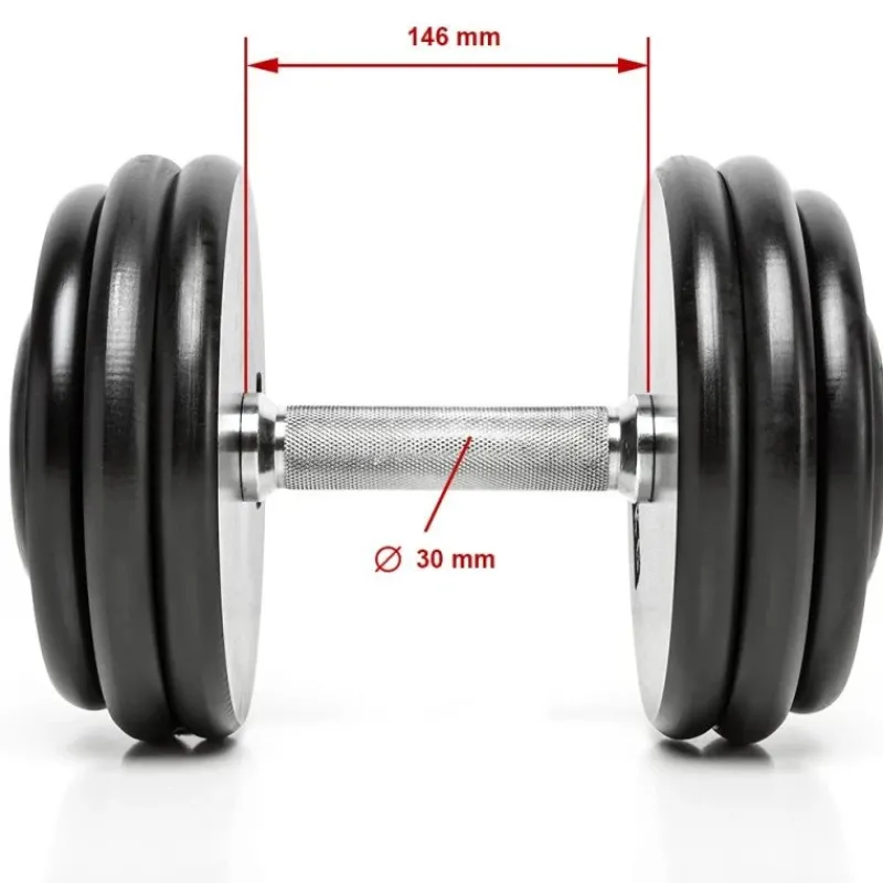 Outlet CHD Complete Set Gietijzer - 2,5 kg stappen Chd Dumbbells