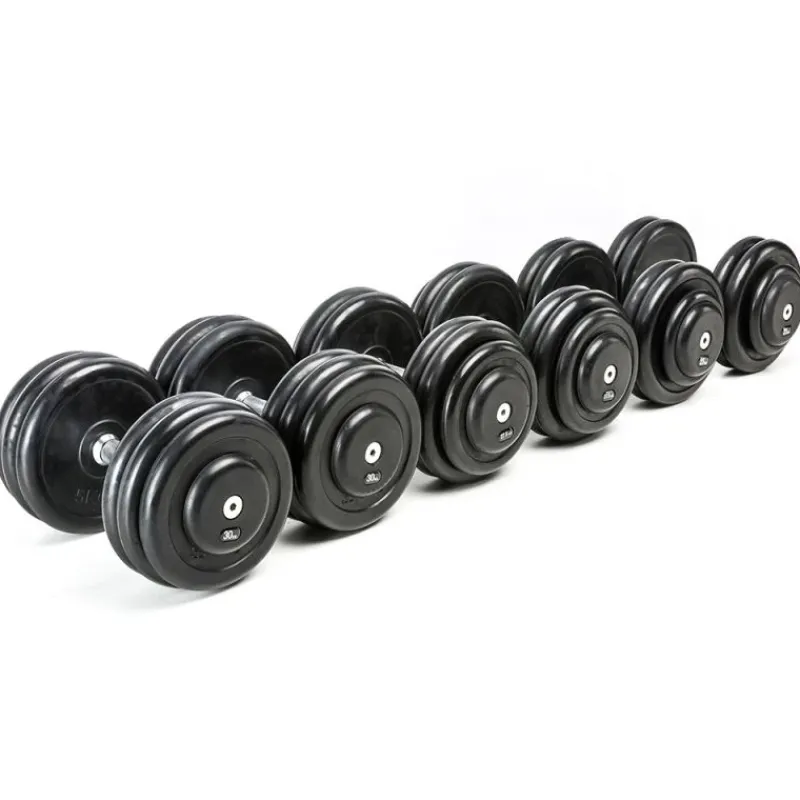 Discount CHD Complete Set Rubber - 2,5 kg stappen Chd Dumbbells
