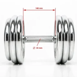 Online CHD Dumbbells Chroom - 2 kg stappen Chd Dumbbells