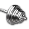 New Chromen Curl Set 42,5kg Standaard Haltersets 30 Mm