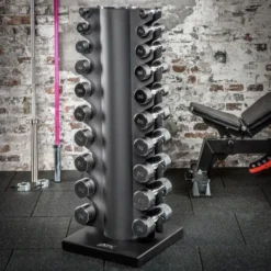 Discount Chromen Dumbbell Set met ATX Opbergtoren Aerobics Gewichten|Chromen Dumbbells