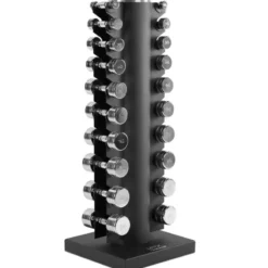 Discount Chromen Dumbbell Set met ATX Opbergtoren Aerobics Gewichten|Chromen Dumbbells