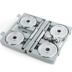 Discount Chromen Dumbbell Set 2 x 10kg Standaard Haltersets 30 Mm|Aanbiedingen